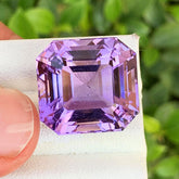 Light Purple Amethyst Gemstone, Flawless Amethyst Cut Stone, Faceted Amethyst For Jewelry, Gemmy Amethyst, Ascher Cut Amethyst 28.70 CT